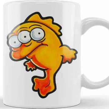 Baskı Dükkanı Fish Blinky Kupa
