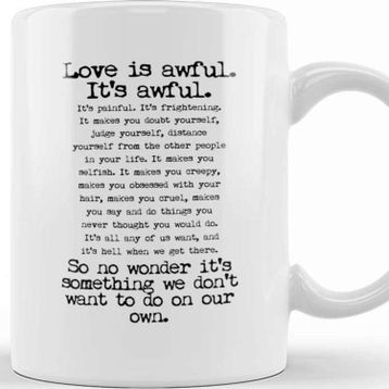 Baskı Dükkanı Fleabag Love Quote Fleabag Wedding Speech Kupa