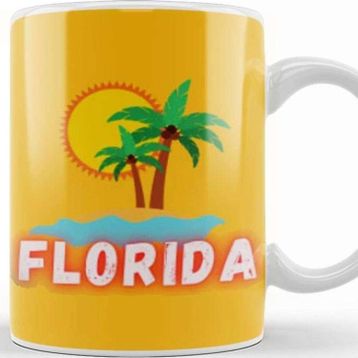 Baskı Dükkanı Florida Love Gift Kupa