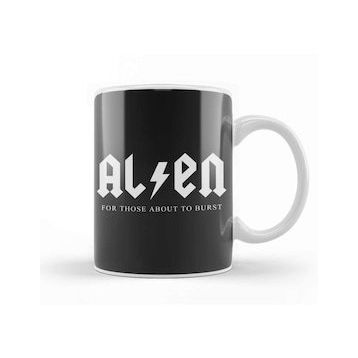 Baskı Dükkanı For Those About To Burst Alien Acdc Kupa