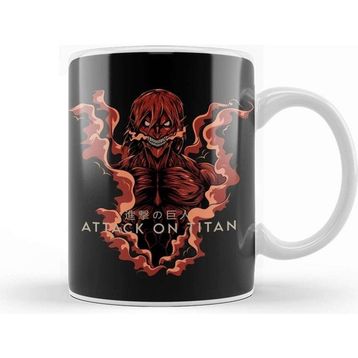 Baskı Dükkanı Founding Titan Menace Attack on Titan Kupa