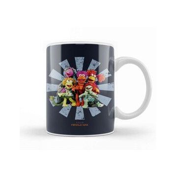 Baskı Dükkanı Fraggle Rock Retro Japanese Kupa