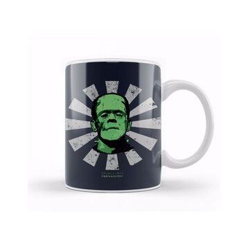 Baskı Dükkanı Frankenstein Retro Japanese Kupa