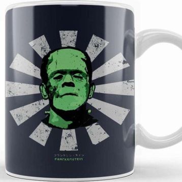 Baskı Dükkanı Frankenstein Retro Japanese Kupa
