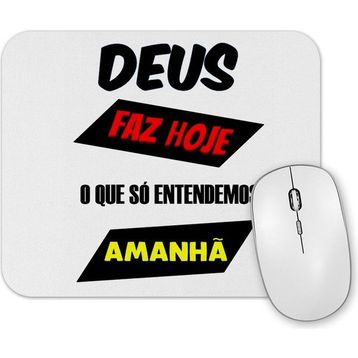 Baskı Dükkanı Frases Deus Mouse Pad