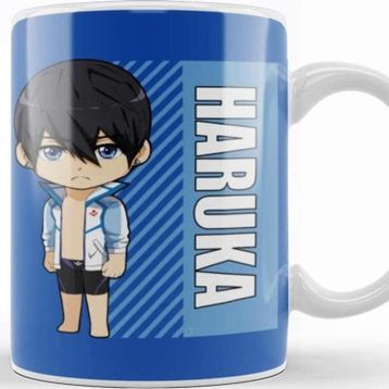 Baskı Dükkanı Free Chibi Haruka Nanase Kupa Bardak