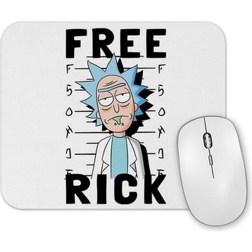 Baskı Dükkanı Free Rick Mouse Pad
