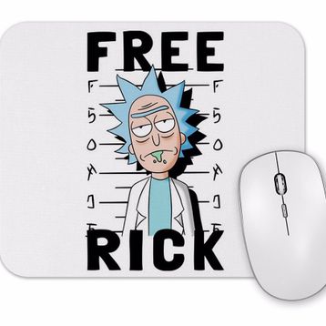 Baskı Dükkanı Free Rick Mouse Pad