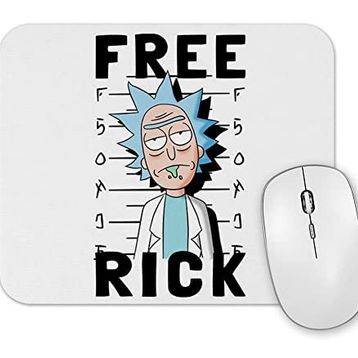 Baskı Dükkanı Free Rick Mouse Pad