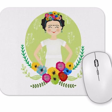 Baskı Dükkanı Frida Gülümseme Mouse Pad