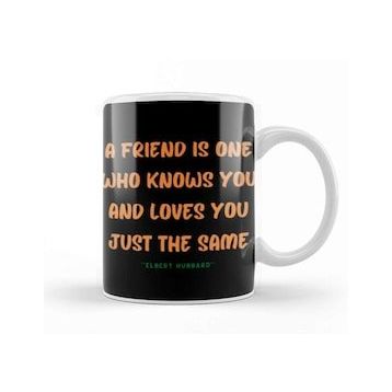 Baskı Dükkanı Friendship Quotes Gift Elbert Hubbard Kupa