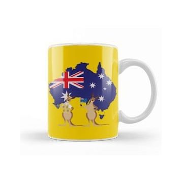 Baskı Dükkanı Funny Australia Kupa Bardak
