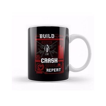 Baskı Dükkanı Funny Build Crash Repeat Drone Pilot Droning Kupa