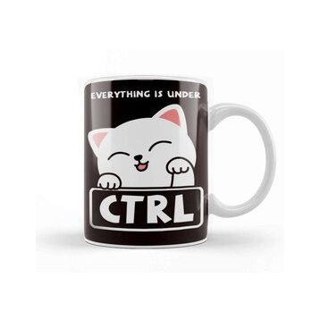 Baskı Dükkanı Funny Cat Programmer Developer Coder Computer Science Nerd-2 Kupa Bardak