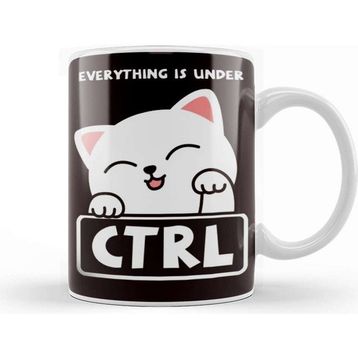 Baskı Dükkanı Funny Cat Programmer Developer Coder Computer Science Nerd-2 Kupa Bardak