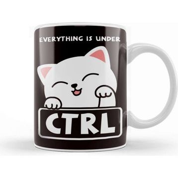 Baskı Dükkanı Funny Cat Programmer Developer Coder Computer Science Nerd Kupa Bardak