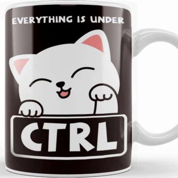 Baskı Dükkanı Funny Cat Programmer Developer Coder Computer Science Nerd Kupa Bardak