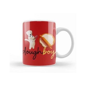 Baskı Dükkanı Funny Chef Cook Doughboy Kupa Bardak