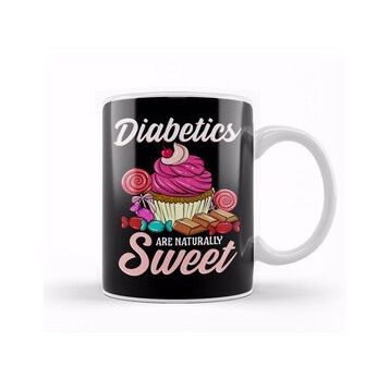 Baskı Dükkanı Funny Diabetics Are Naturally Sweet Diabete S Pun Kupa Bardak