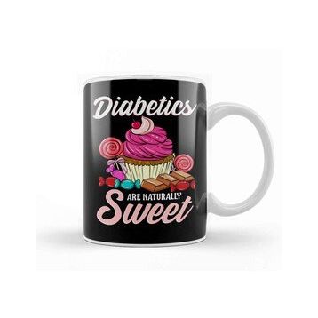 Baskı Dükkanı Funny Diabetics Are Naturally Sweet Diabete S Pun Kupa Bardak