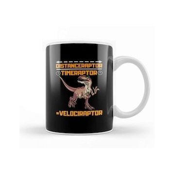 Baskı Dükkanı Funny Distanceraptor Timeraptor Velociraptor Kupa Bardak
