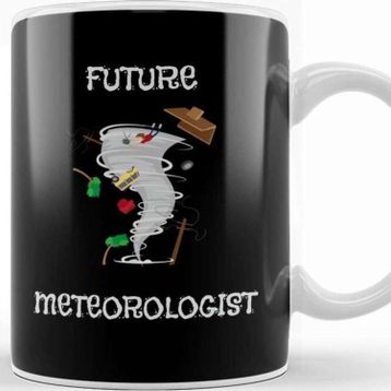 Baskı Dükkanı Funny Future Meteorologist Tornado &amp; Hurricane Kupa