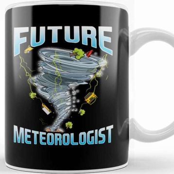 Baskı Dükkanı Funny Future Meteorologist Tornado &amp; Hurricanes Kupa