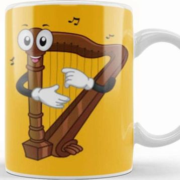 Baskı Dükkanı Funny Harp Memes Kupa