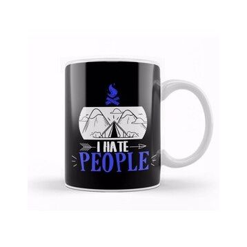 Baskı Dükkanı Funny I Hate People Camping Pun Introvert Camper Kupa