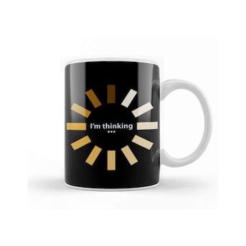 Baskı Dükkanı Funny I'm Thinking 01 Kupa