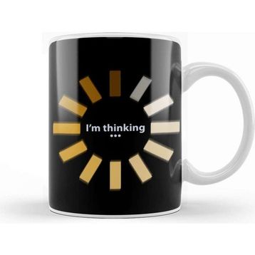 Baskı Dükkanı Funny I'm Thinking 02 Kupa