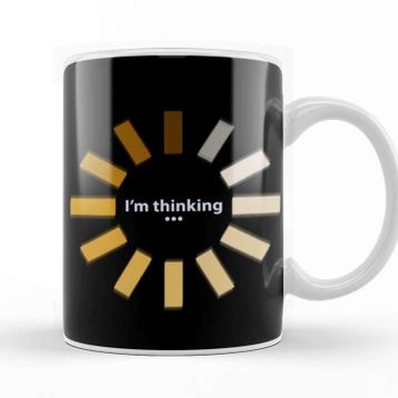 Baskı Dükkanı Funny I'm Thinking 02 Kupa