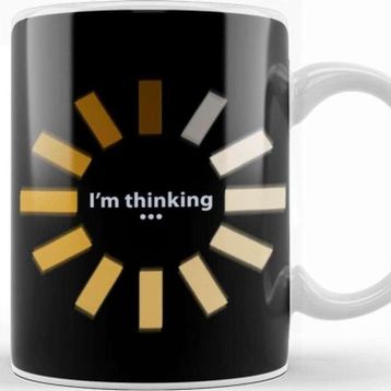 Baskı Dükkanı Funny I'm Thinking 02 Kupa