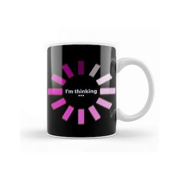 Baskı Dükkanı Funny I'm Thinking 03 Kupa