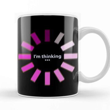 Baskı Dükkanı Funny I'm Thinking 03 Kupa