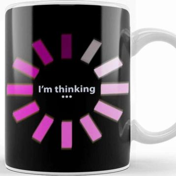 Baskı Dükkanı Funny I'm Thinking 03 Kupa