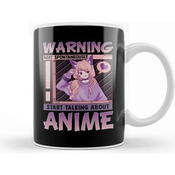 Baskı Dükkanı Funny May Spontaneously Start Talking About Anime Kupa