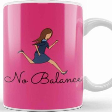 Baskı Dükkanı Funny Saying No Balance Kupa