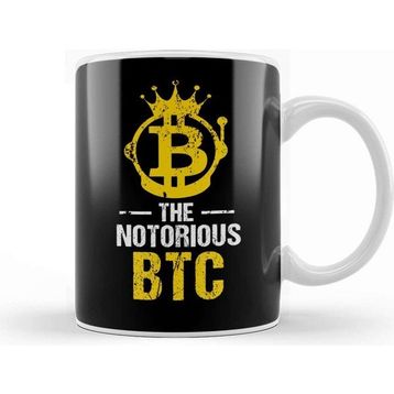 Baskı Dükkanı Funny The Notorious Btc Bitcoin Crypto Kupa