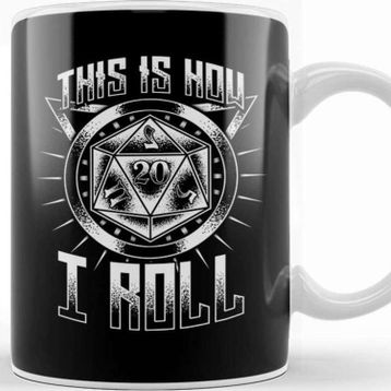 Baskı Dükkanı Funny This Is How I Roll Rpg Tabletop Gaming Dice Kupa