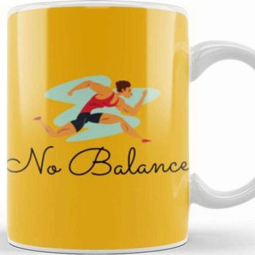 Baskı Dükkanı Funnytee No Balance Kupa