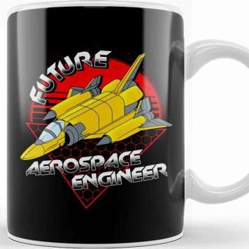 Baskı Dükkanı Future Aerospace Engineer Rocket Engineering Pun Kupa