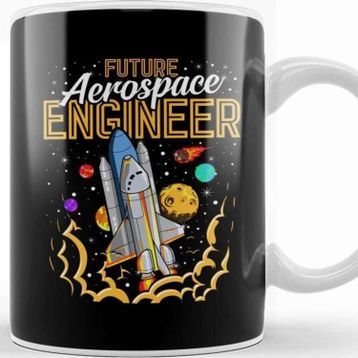 Baskı Dükkanı Future Aerospace Engineer Space Astronaut Explore Kupa