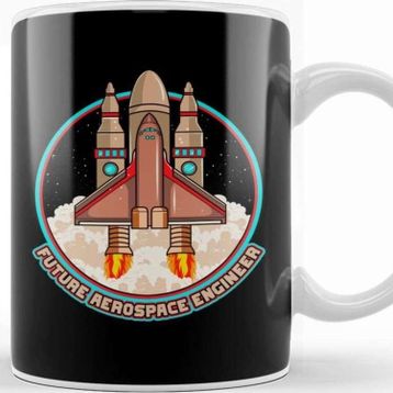 Baskı Dükkanı Future Aerospace Engineer Spaceship Launch Kupa