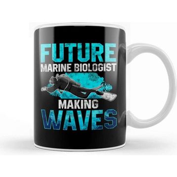 Baskı Dükkanı Future Marine Biologist Making Waves Pun Kupa