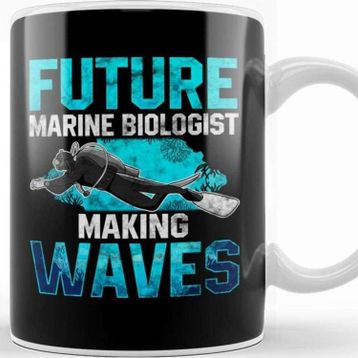 Baskı Dükkanı Future Marine Biologist Making Waves Pun Kupa