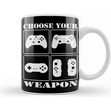 Baskı Dükkanı Game Controller Choose Your Weapon Kupa