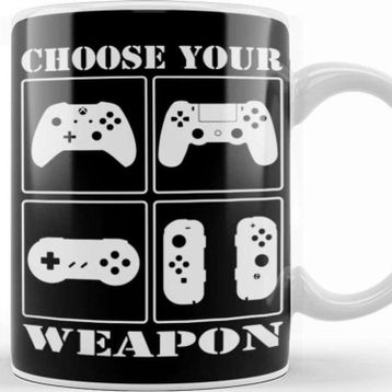 Baskı Dükkanı Game Controller Choose Your Weapon Kupa