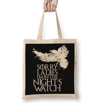 Baskı Dükkanı Game of Thrones Sorry Ladies Bez Çanta