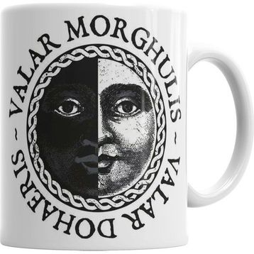 Baskı Dükkanı Game Of Thrones Valar Morgulis Doharis Stark Jon Snow Kupa